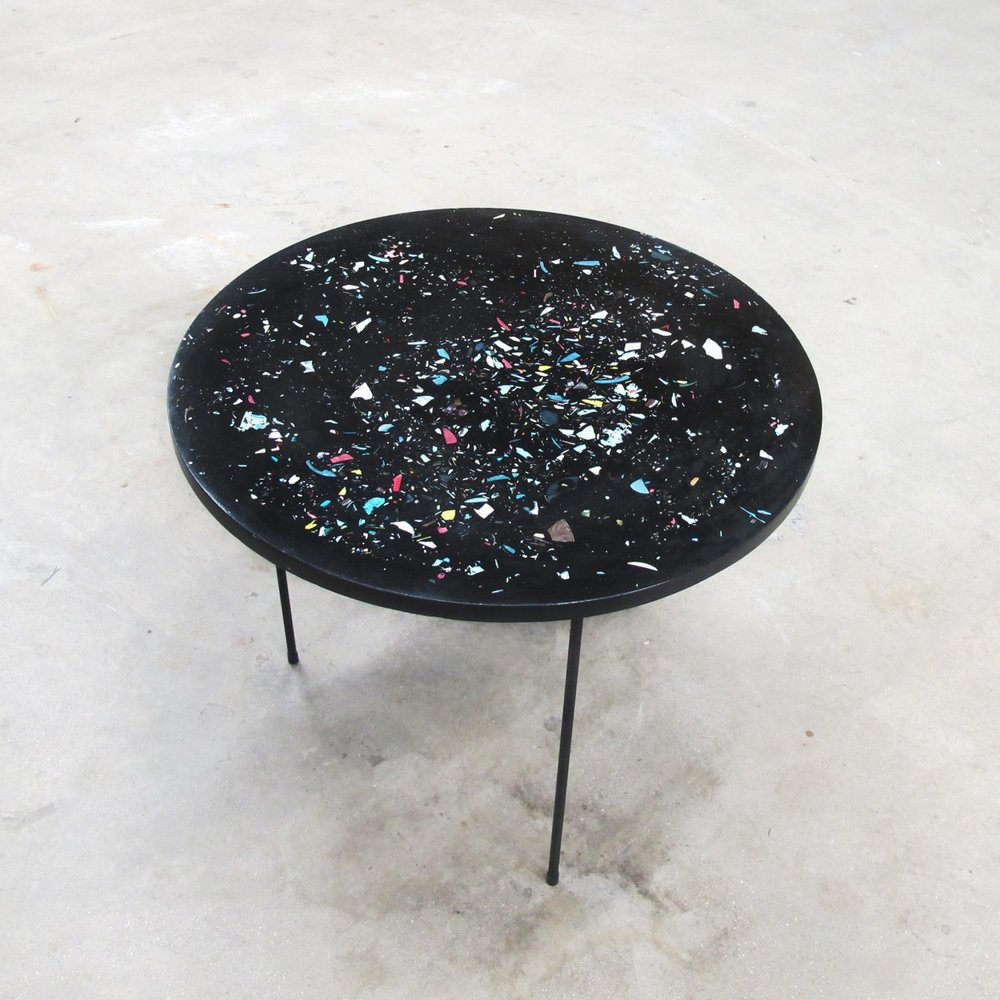 Poured Table by Troels Flensted