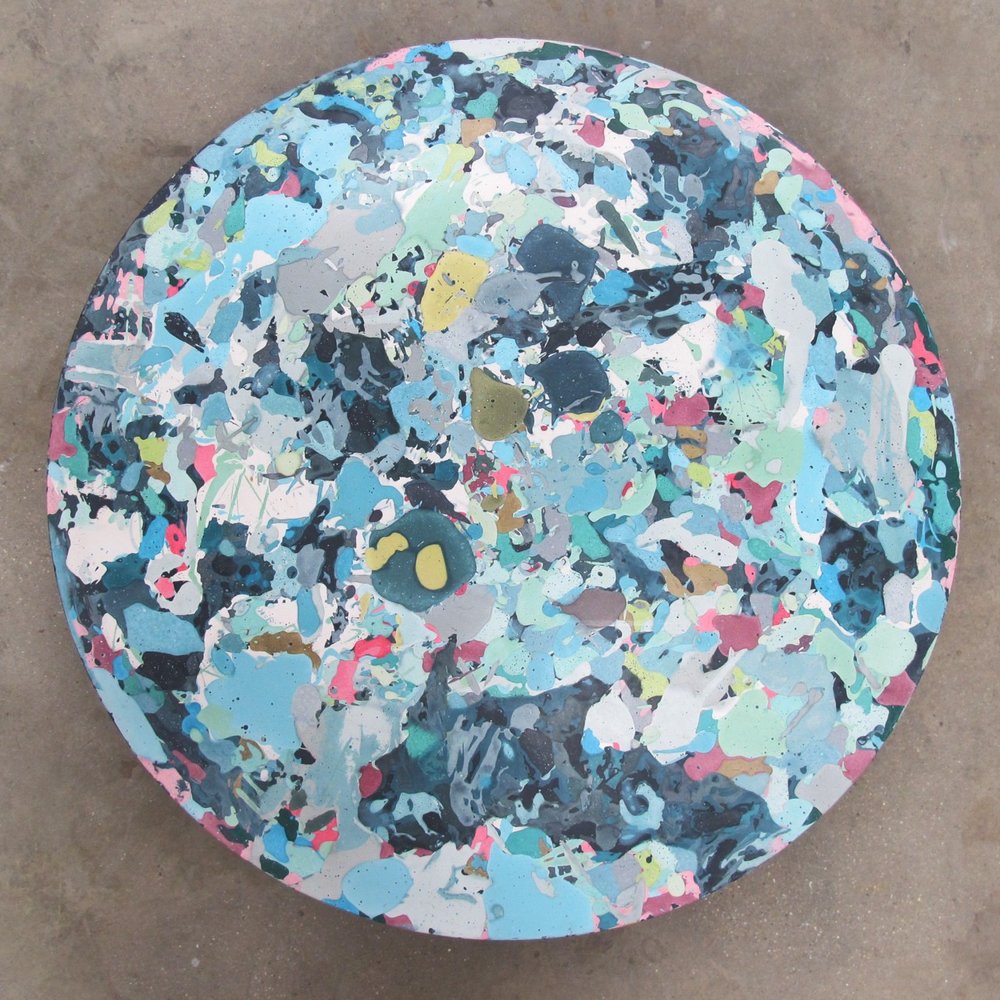 Poured Table by Troels Flensted